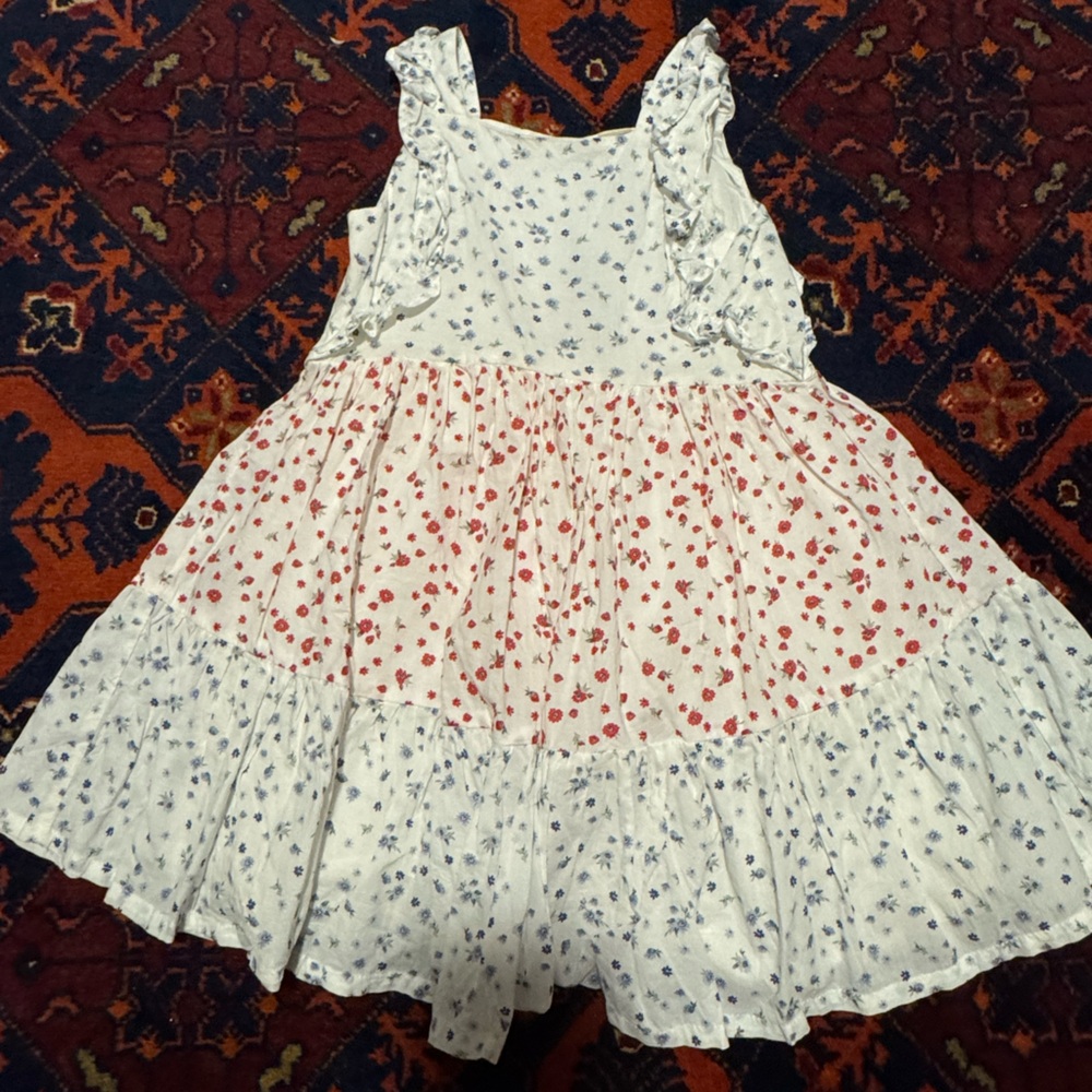 Floral Ruffle Baby Dress